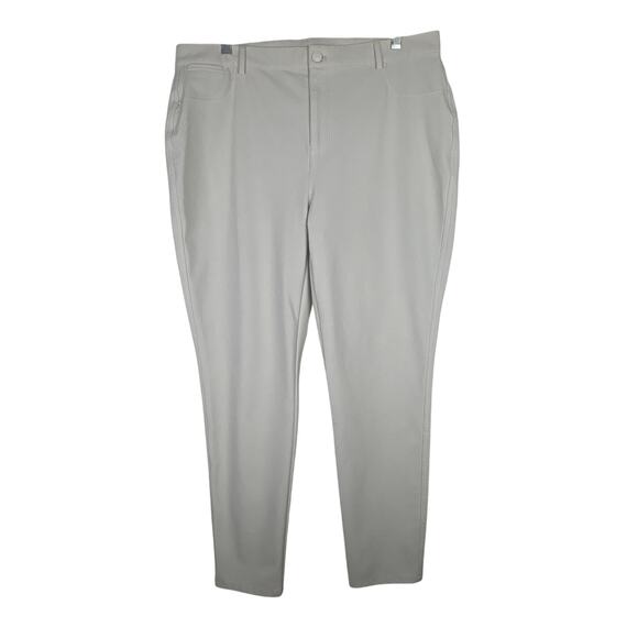 Chico’s Off White Dress Pants Trousers Straight Leg Size 14R - Picture 2 of 12